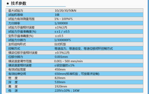 WDW-D/10/20/30/50kN微機控制電子式萬能試驗機